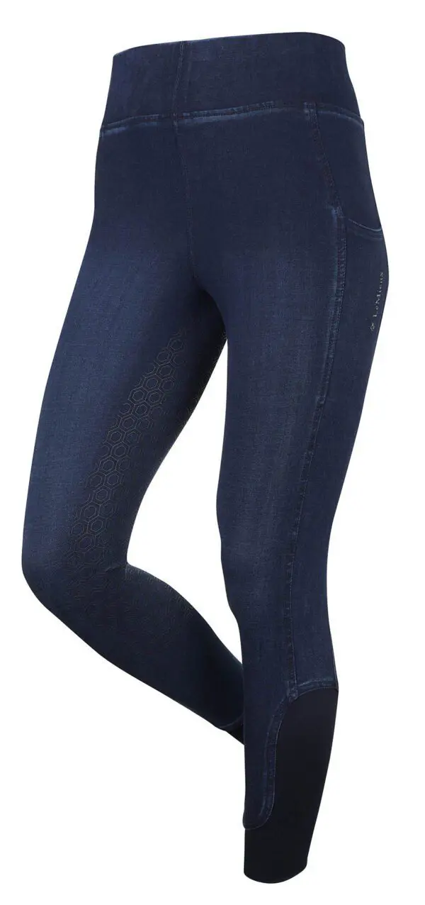 LMX Denim PullOn Breeches - Afbeelding 2