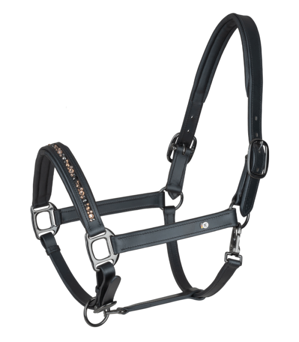 WH Crystal Leather Halter - Afbeelding 2