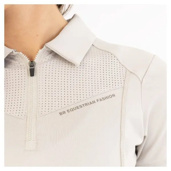 BR Zip-up Shortsleeve polo Inne - Afbeelding 4