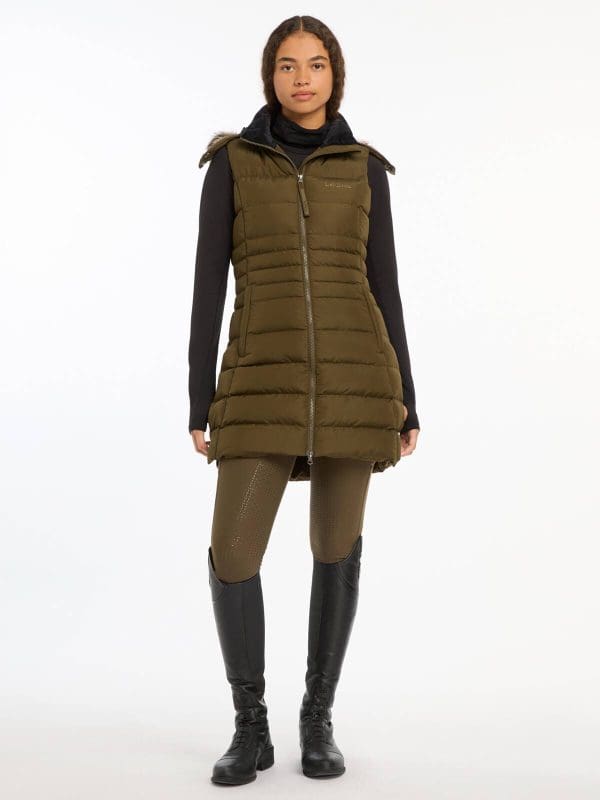 LMX Longline Puffer Gilet Harper - Afbeelding 5