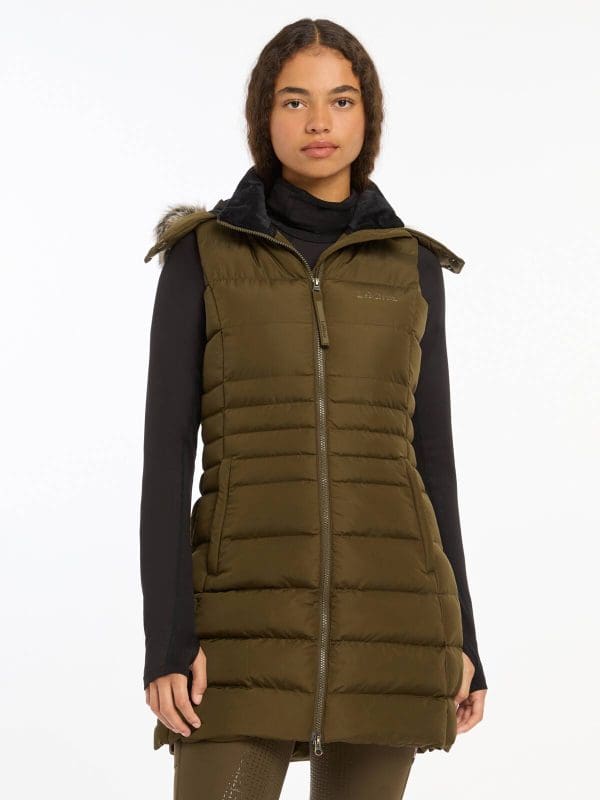 LMX Longline Puffer Gilet Harper - Afbeelding 4